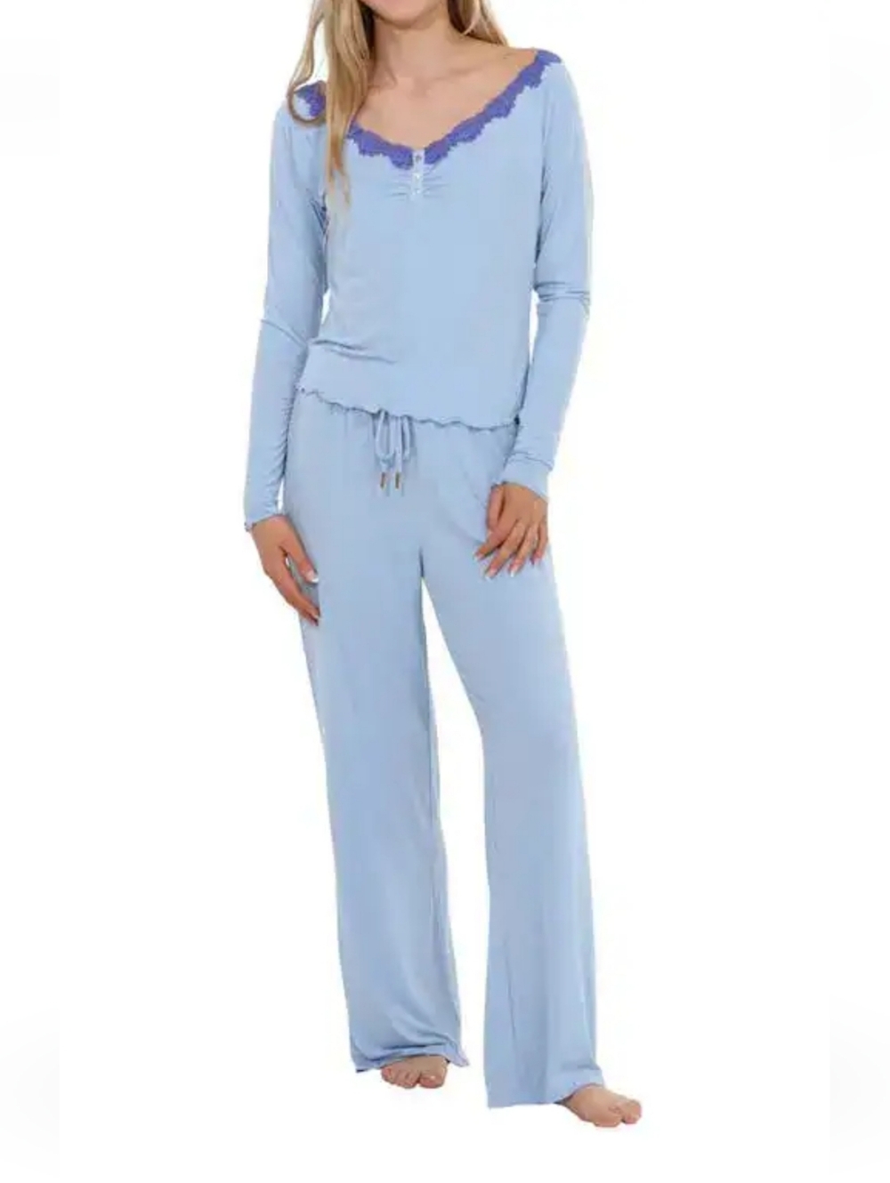 NWT Honeydew Wind down Long Sleeve Pajamas - M